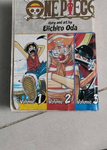 1,2 And 3 Of One Piece Manga