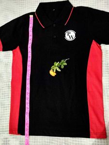 PW Polo Shirt - Black &amp; Red✨