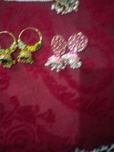 Sparkling Statement Earrings Set