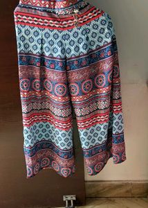 Boho Embroidered Top &amp; Patterned Shorts Set