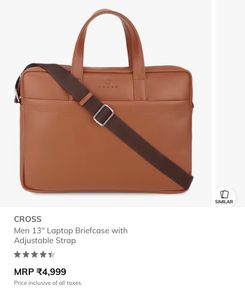 Cross 13" Laptop Briefcase - Stylish & Functional