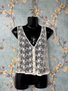 White Embroidered Jacket