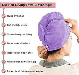 Hair Drying Towel Wrap