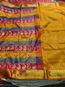 Bridal korvai kanchipuram Silk Saree