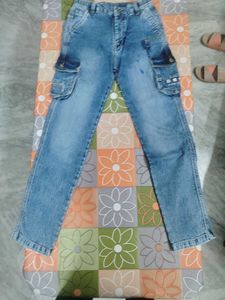Kids Denim Baggy pants