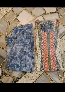 Floral Kurta Set Without Dupatta