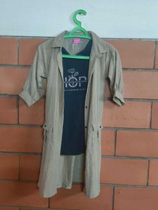 Girls' Beige Cover-Up