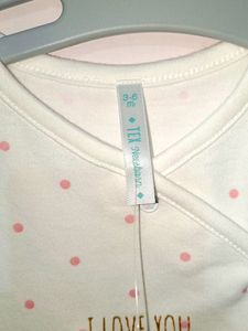 Tex Full Attached Dress For 3 To 6 Month Baby