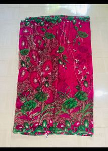 Elegant Pink Silk Saree🩷