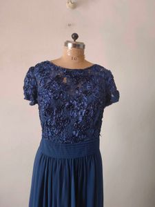 Navy Blue Gown