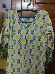 Floral Print Kurta