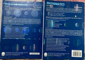 R.D. Sharma Class IX Math Books Set Of 2 MCQ