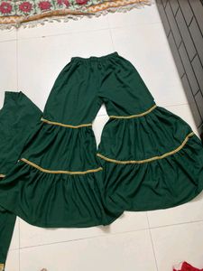 Beautiful Simple Sharara.Suit 💚💚🤩