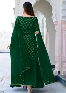 Kurta With Pallazo Pant &amp; Duppata