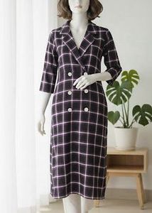 Plaid Shirt Dress