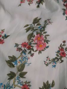 Western Wear  White Frock