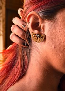 Reborn - Handmade Beaded Studs