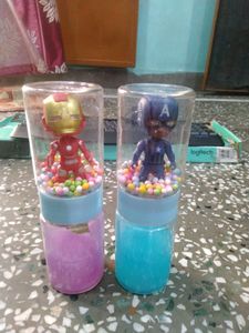 Iron Man And Captain America Figure With Slime