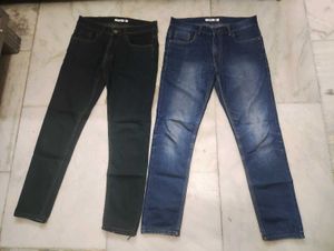 Men Jeans Combo Black/Blue(32)