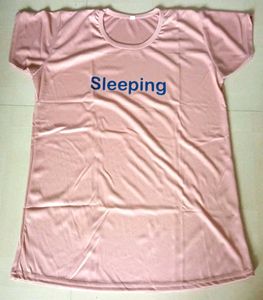 Very New Night Suit - Peach
