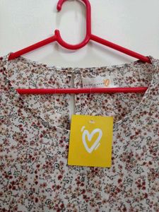 Floral Ruffle Top