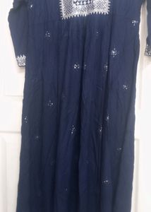 Nevy Blue Sequence Kurti