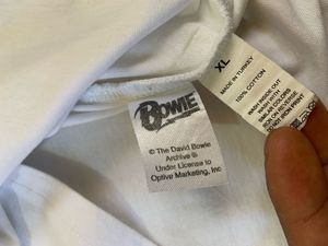 Bowie the David Bowi vintage pop tshirt