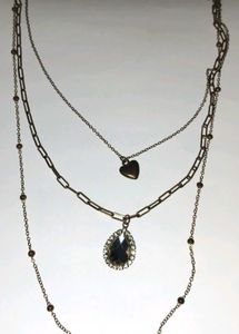 Layered Necklace with Charms
