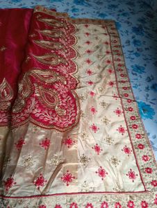 Elegant Embroidered Saree