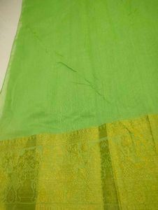 Lime Green Saree🥻