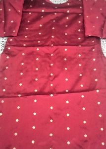 Banarasi Silk Fabric. Length 37