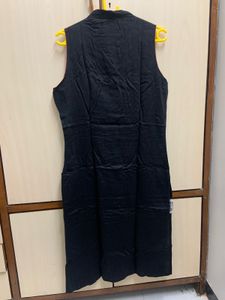 Ethnic Black Sleeveless Kurti