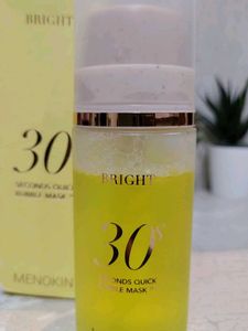 Menokin 30 Second Quick Bubble Mask - Bright
