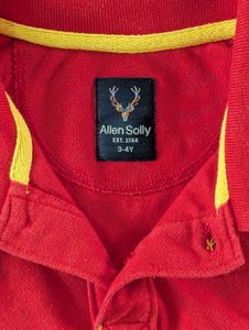 Allen Solly Red Polo T-Shirt (3-4 Years)