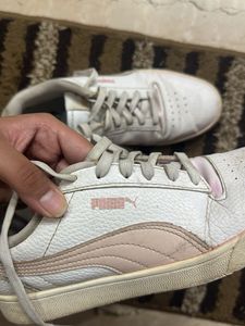 Women&#39;s Puma White Sneakers