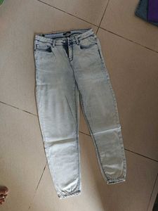 Light Wash Denim Joggers