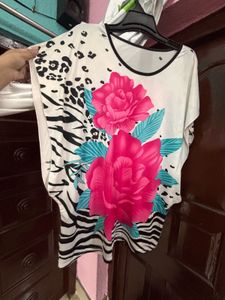 Funky Floral Print Dress
