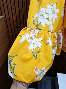Floral Yellow Dress
