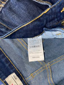 Celio Navy Blue Distressed Jeans ( Never Used )