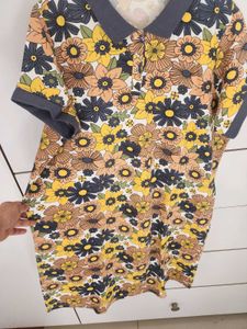 Dress With Flower Print