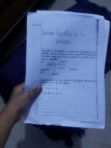 Sale Maths Note + Hand-made Map