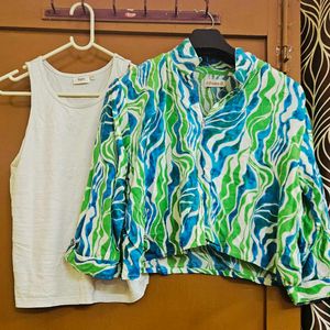 Printed Top+ 1 inner free 👒