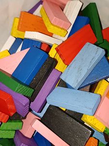 Wooden Dominoes Set