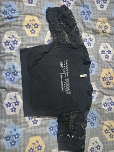 Lace Sleeve Top