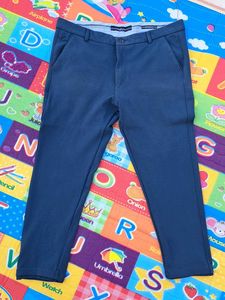 Men's Blue Casual Pants