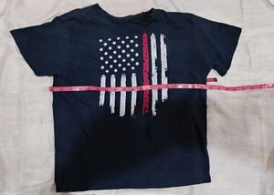 American Flag Graphic Tee