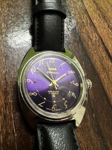 Vintage HMT Kohinoor Purple Dial Watch