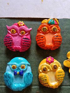 Cute Face Owl Freeze Magnet