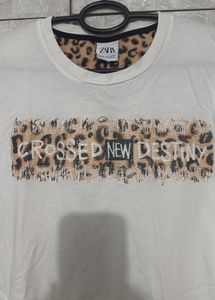 Zara Leopard Print Top