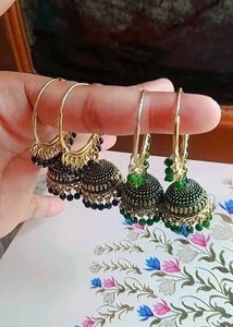 Jhumka Hoop Earrings (COMBO)